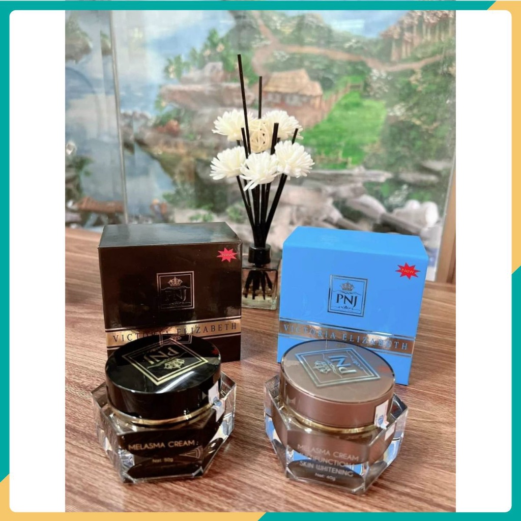 Bộ Kem Nám Ngày Đêm PNJ [ Mua 2 Hộp Kem tặng 1 lọ Serum 10ml Phục Hồi Da Yếu 120k ]