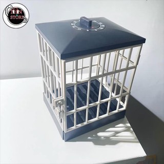Lồng sắt mini có kèm ống khoá nhỏ