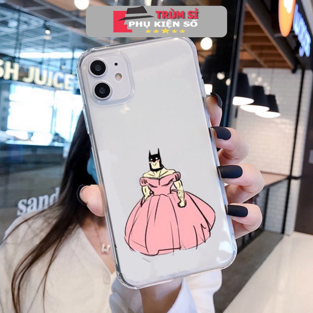 Ốp Điện Thoại bat.man mặc váy hồng Cho iPhone 14 Pro Max 13 Pro Max 7 8 6S Plus iPhone 11 12 Pro XR X XS Max u673 TSPKS3