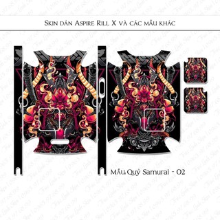 Skin decal dán Riil X mẫu Quỷ Samurai 02