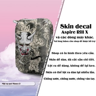 Skin decal dán Riil X mẫu Mặt nạ quỷ Hanya 2