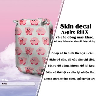 Skin decal dán Riil X mẫu Kirby