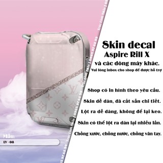 Skin decal dán riil x mẫu lv 08