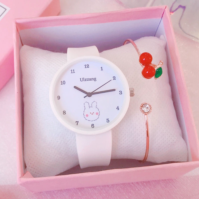 ✨Đồng Hồ Đeo Tay Chống Nước In Hình Hoạt Hình Dễ Thương Dành Cho Bé Gái Tiểu Học 10 Tuổi