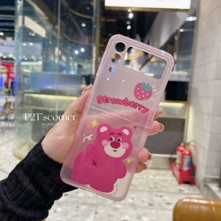Ốp gấu dâu zflip 3 và 4