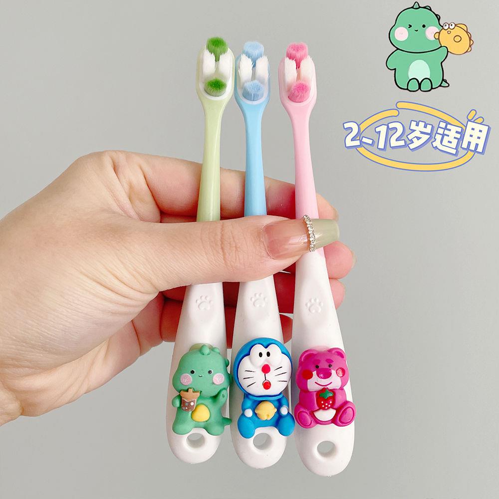 Bàn Chải Đánh Răng Lông Siêu Mềm An Toàn Dành Cho Trẻ 3-6 - 12 Tuổi