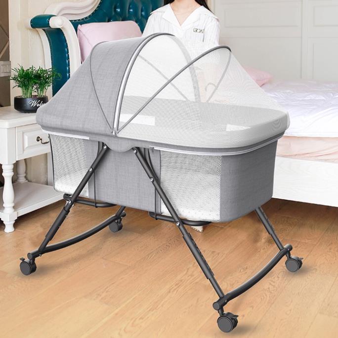 Nôi Cho Bé , Nôi Gấp Gọn Có Thể Tháo Rời Và Điều Chỉnh Đa Năng Di Động
