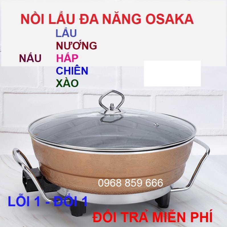 Nồi Lẩu Điện Osaka Đa Năng, Nồi Lẩu Đa Năng Cao Cấp Công Nghệ Nhật Bản (nồi lẩu osaka)