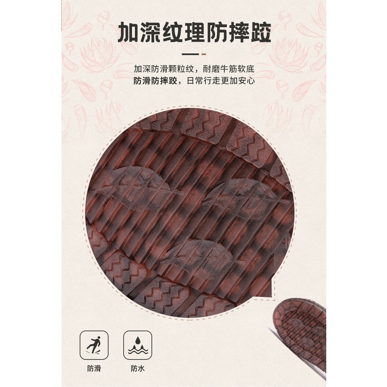 Giày Sandal Da Thật Đế Mềm Cao Chống Trượt Hở Mũi Thời Trang Mùa Hè 2023