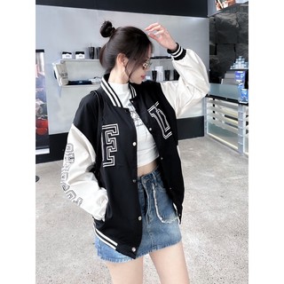 Áo bomber qc - 22109 - in chữ fu