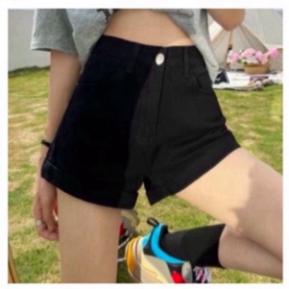 Quần Short Kaki Nữ Màu Be Sữa Gấu Gập, quần đùi ngắn lưng Cao Chất Kaki thông thoáng | BigBuy360 - bigbuy360.vn