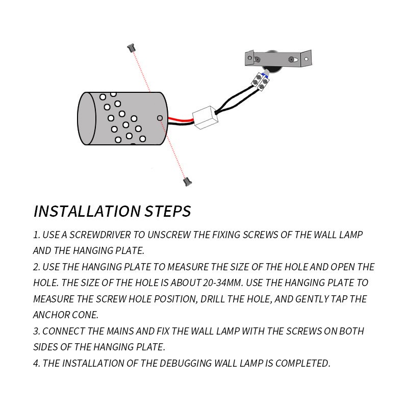 Đèn LED gắn tường Xoắn ốc Đèn treo tường bằng nhôm sáng tạo cho phòng tắm cầu thang nhà ( loại nhiều màu )