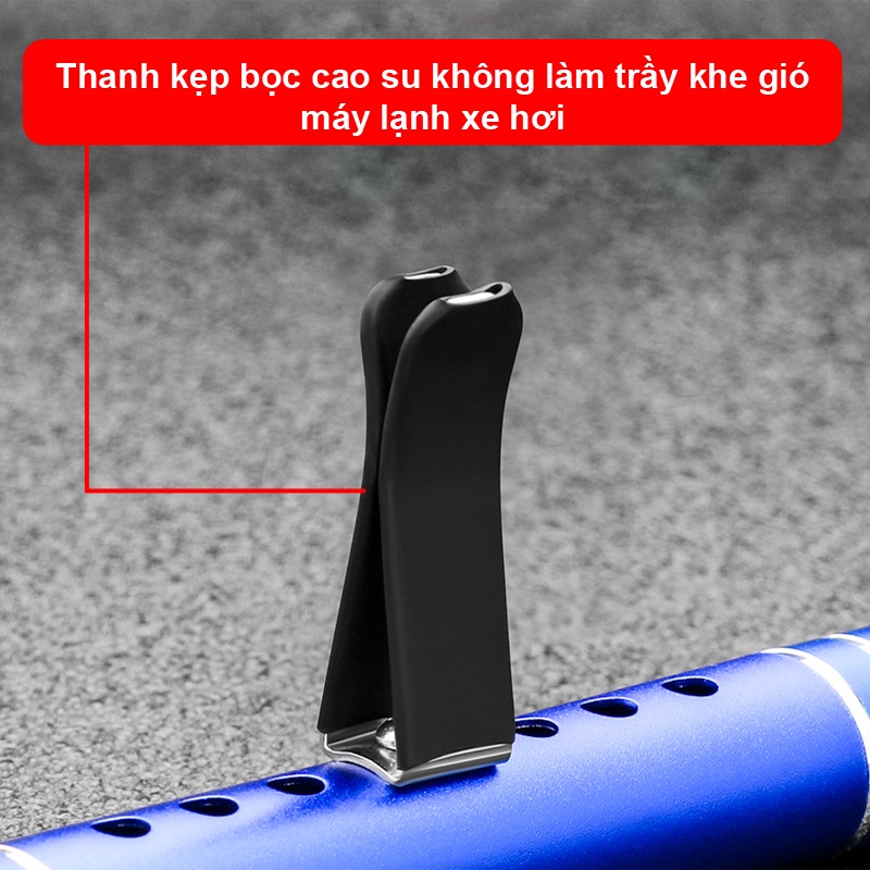 Nước hoa khô xe hơi gắn khe gió máy lạnh xe hơi, kẹp CNC NHÔM kèm 6 mùi | BigBuy360 - bigbuy360.vn