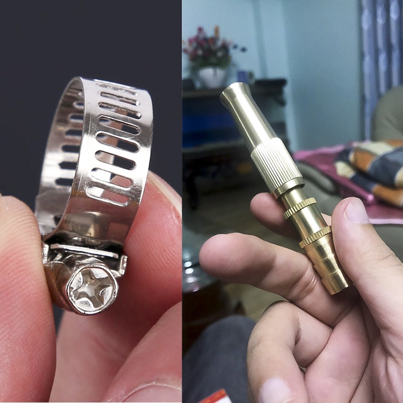 Vòi Xịt Nước Tăng Áp Suất Nước ( Tặng Đai Siết inox)