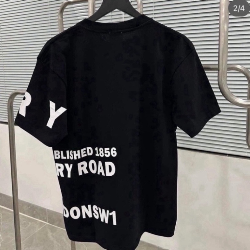 Áo phông nam nữ polo BURBERRY áo cộc unisex cộc tay cổ hình trụ hot trend | BigBuy360 - bigbuy360.vn