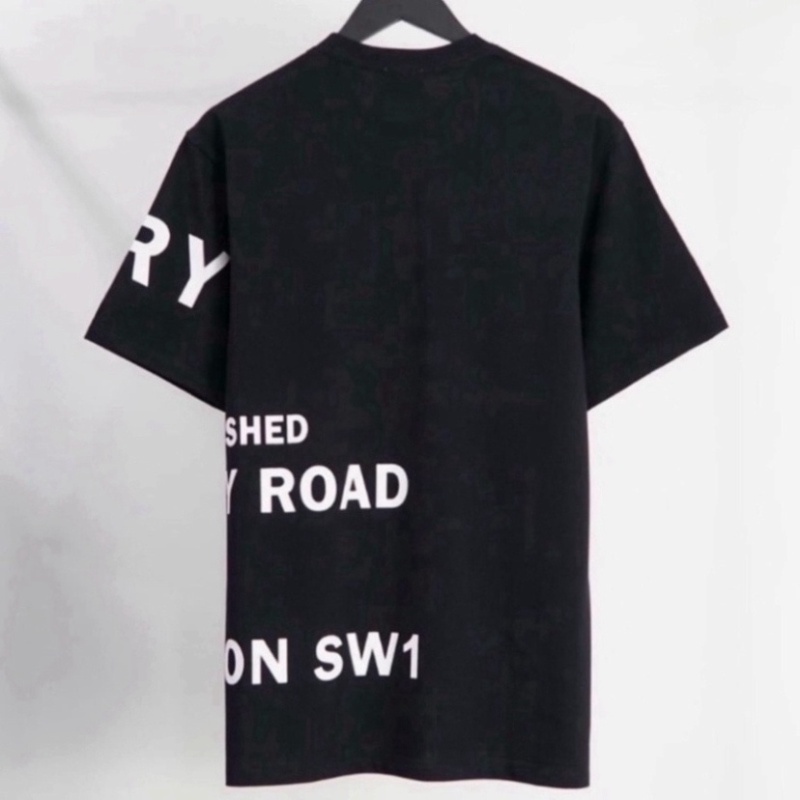 Áo phông nam nữ polo BURBERRY áo cộc unisex cộc tay cổ hình trụ hot trend | BigBuy360 - bigbuy360.vn