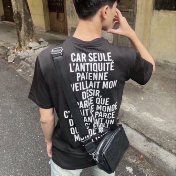 Áo cộc nam nữ Gucci Theda Bara IN Chữ 2 mặt co giãn | BigBuy360 - bigbuy360.vn