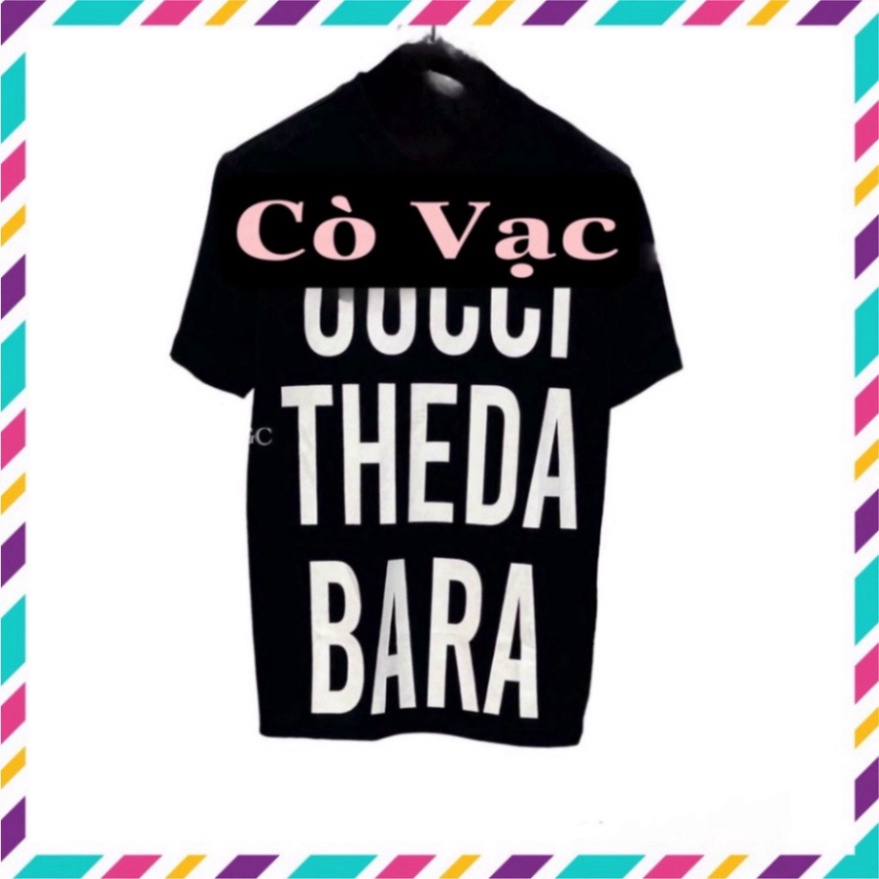 Áo cộc nam nữ Gucci Theda Bara IN Chữ 2 mặt co giãn | BigBuy360 - bigbuy360.vn