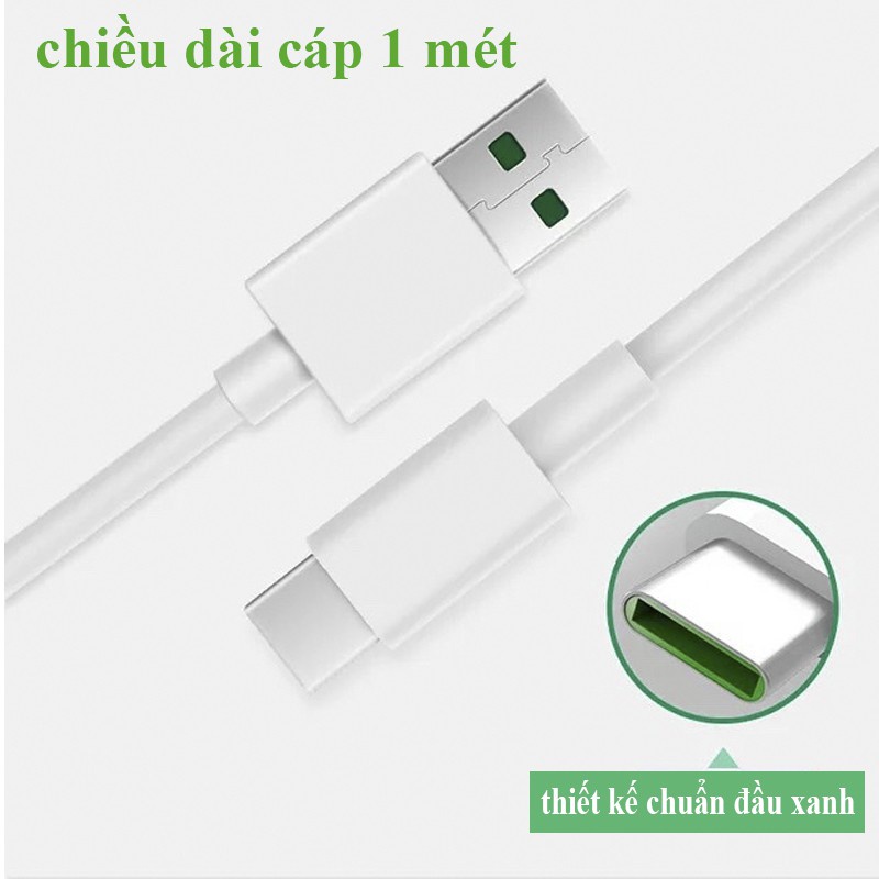 Cáp sạc VOOC Type C cho ĐIỆN THOẠI OPPO SẠC NHANH