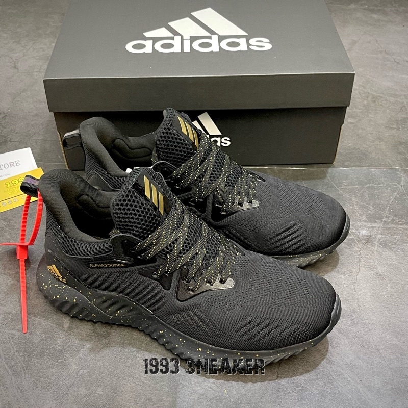 Giày thể thao Alpha 18 Đen chấm vàng cao cấp