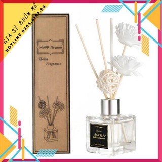 [HOT] [HOT] Chai Tinh Dầu Thơm Có Bông Hoa Home Fragrance 50ml -mall-