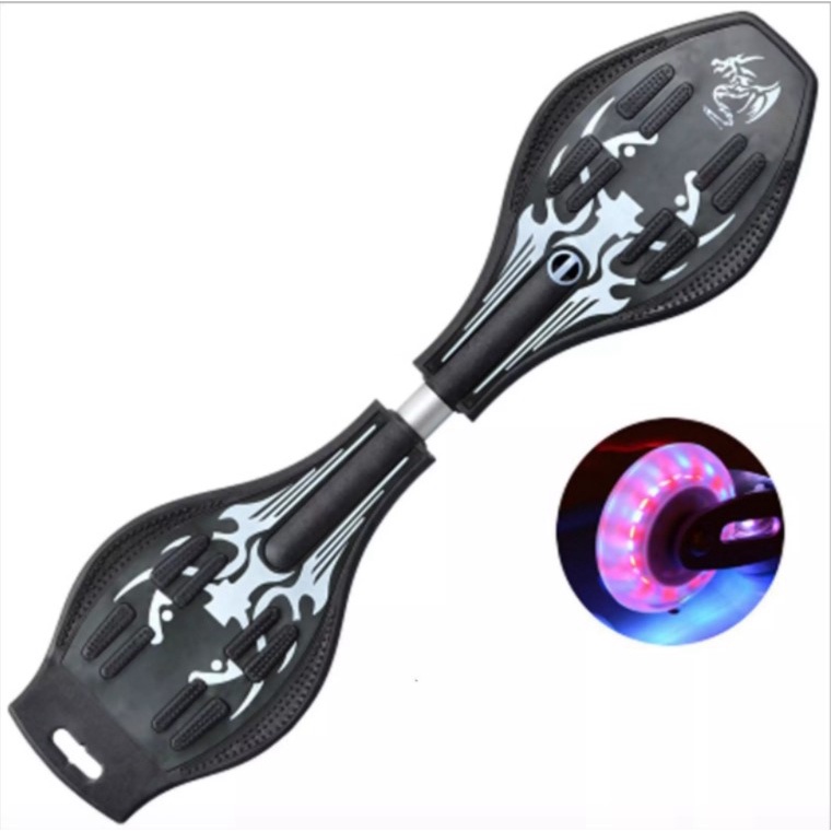 Ván Trượt Lắc 2 Bánh Chính Hãng Forbic Ván Trượt Skateboard Twister 2 Bánh Pu Đèn LED Tặng Kèm Túi Đựng