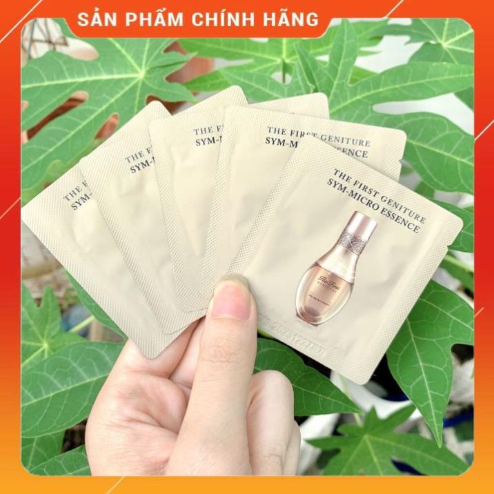 Combo 10 Gói Ohui The First Geniture Sym Micro Essence 1ml Siêu Dưỡng Chất Cải Thiện 3 Tầng Da _ESERsample