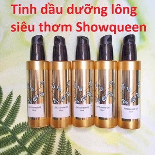  Tinh Dầu Dưỡng Lông Chó Mèo Show Queen 100ml - Thơm Lâu Như Đi Spa Siêu Bóng Mượt 