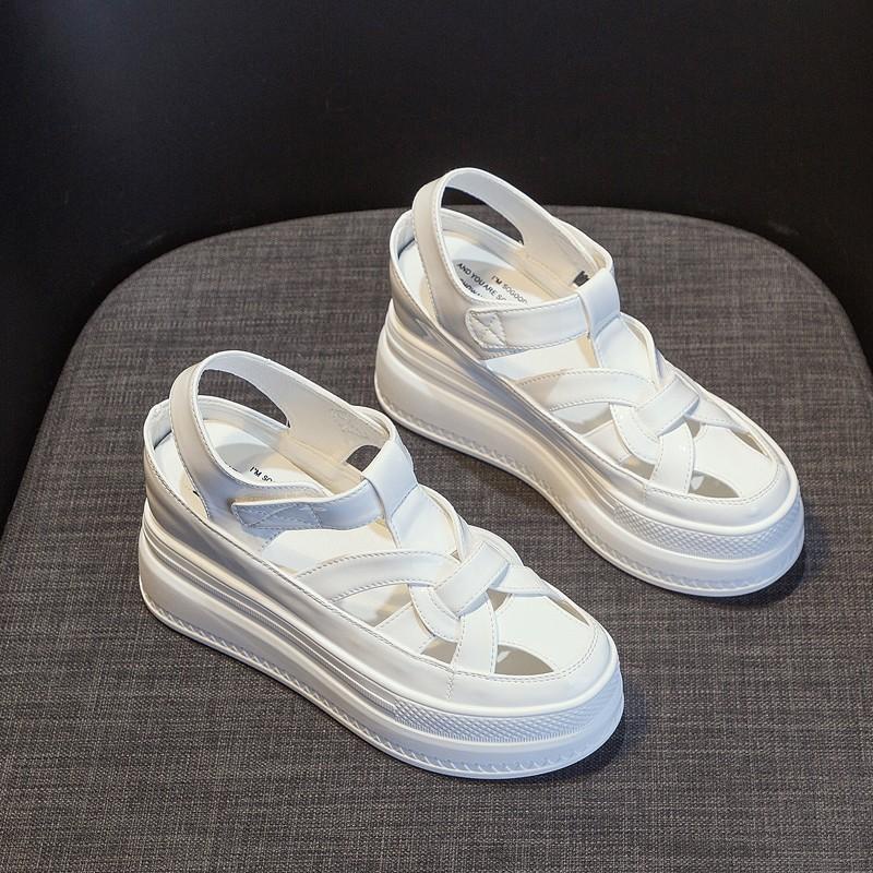 Giày Sandal Đế Dày 8cm Thời Trang Mùa Hè 2023 Cho Nữ