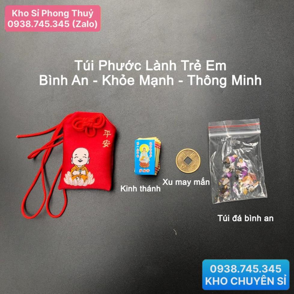 Túi May Mắn Dành Cho Trẻ Em , Mang theo bên người cầu Bình An Khỏe Mạnh Thông Minh [SHOP XỊN]