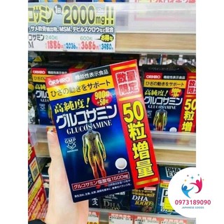 Viên uống bổ xương khớp Glucosamin Orihiro 900 viên và 950 viên Nhật bản