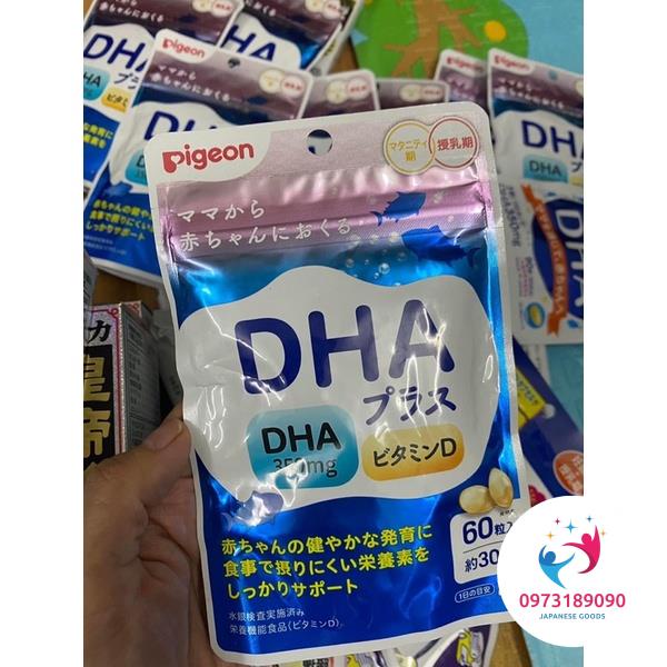 DHA bầu morinaga/ pigeon/ bean stalkmom Nhật Bản