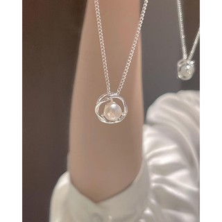 Dây chuyền bạc hạt trai Choco Jewelry