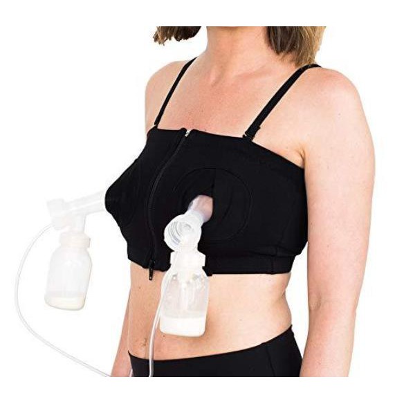 Áo hút sữa rảnh tay tặng kèm dây, ôm chặt bầu ngực hút sữa dễ dàng cho mẹ, chất vải mịn mát thấm hút mồ hôi