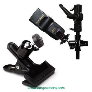Chân Máy Ảnh Tripod Kẹp Bàn + Ballhead Mini