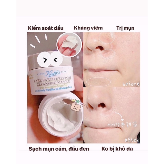 MẶT NẠ ĐẤT SÉT KIEHL'S 14ml - Hàng chính hãng