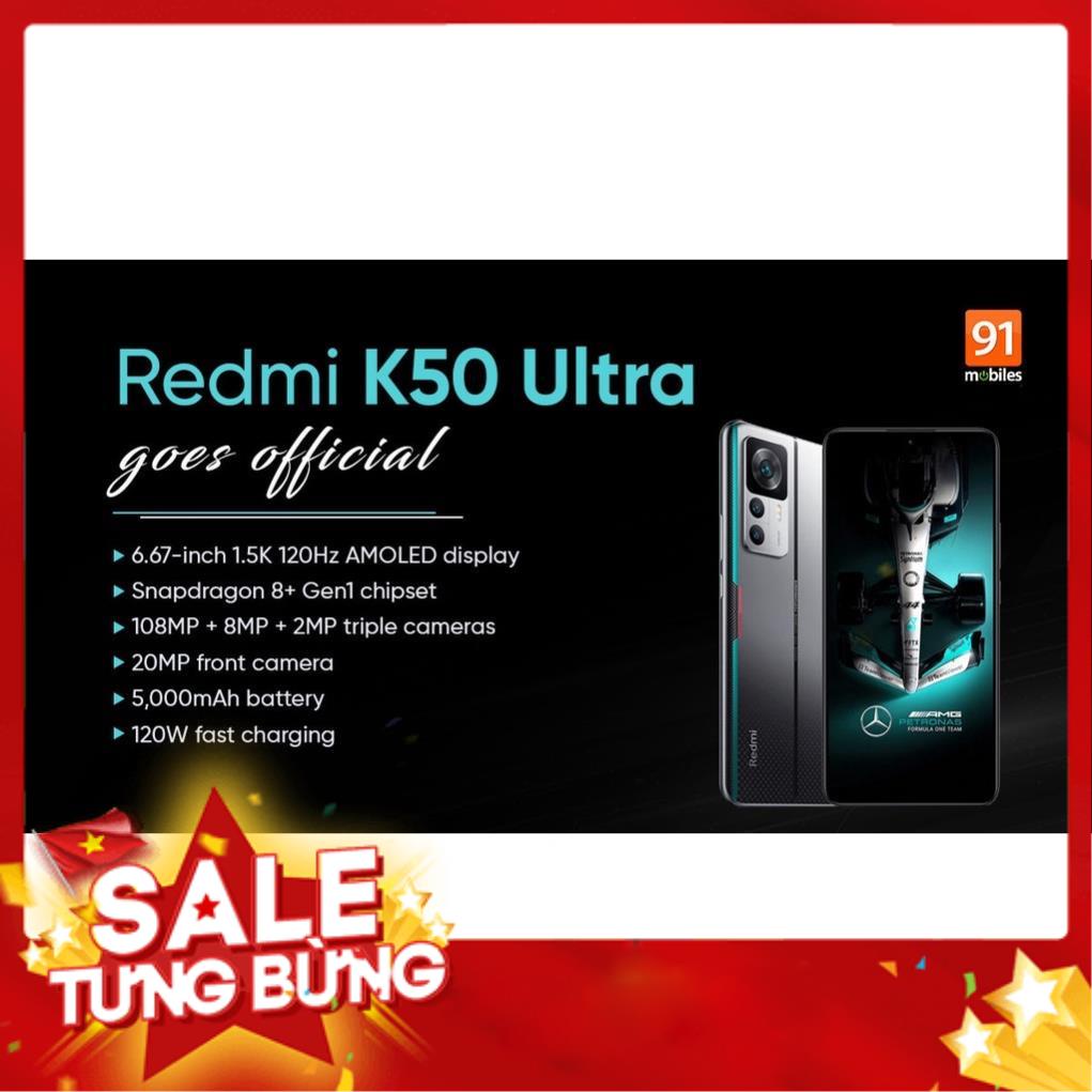 [HOT SEAL] Điện thoại Xiaomi Redmi K50 Ultra - HÀNG CHÍNH HÃNG - fullox nguyên seal bảo hành 12 tháng | BigBuy360 - bigbuy360.vn