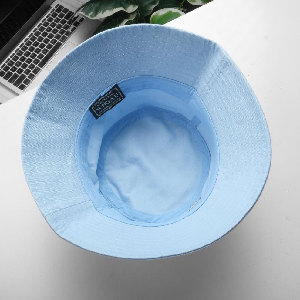 Nón bucket, mũ tai bèo thêu gấu cute nhiều màu phong cách HOTT cute