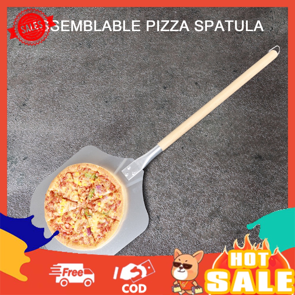 Xẻng Xúc Bánh Pizza Họa Tiết Xoắn Ốc Với Tay Cầm Dài Tiện Dụng