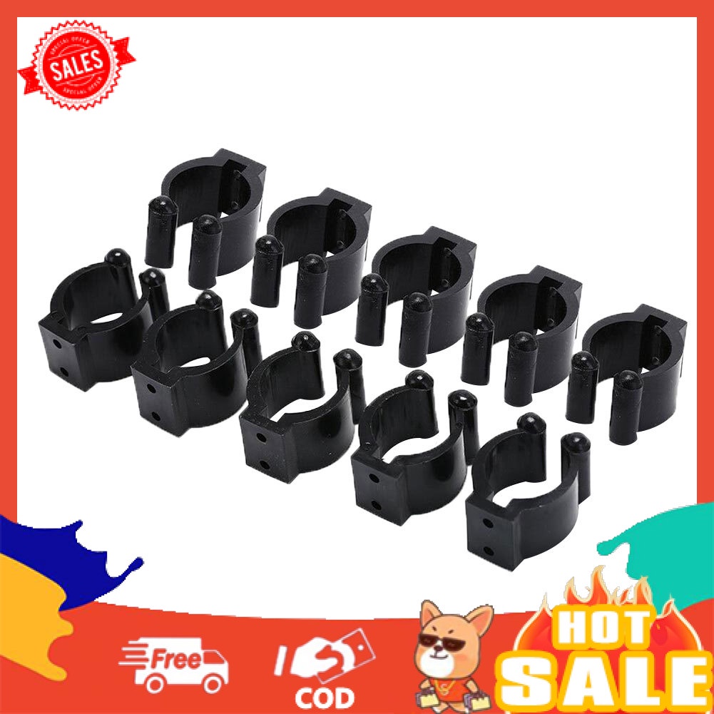 Bộ 10 Giá Đỡ Kẹp Gậy Đánh Bida Bằng Nhựa Tiện Dụng