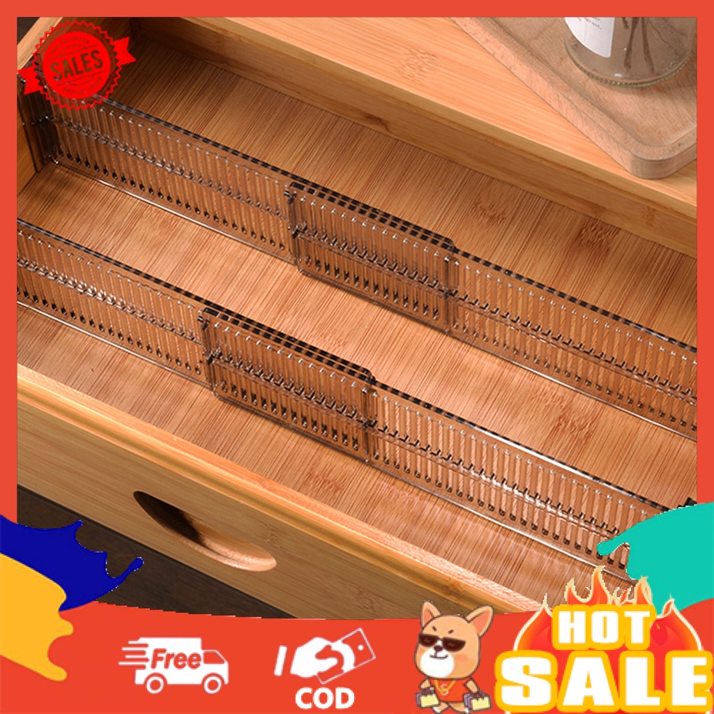 Bộ 2 Thanh Chia Ngăn Tủ Có Thể Điều Chỉnh Tiện Dụng