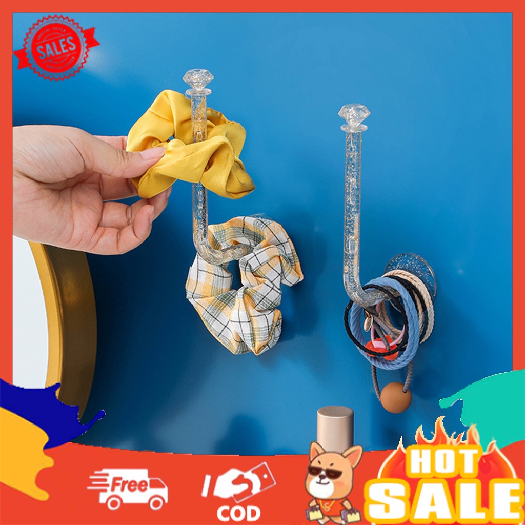 Bộ 2 Giá Đỡ Gắn Tường Trong Suốt Siêu Bền Tiện Dụng Cho Phòng Ngủ