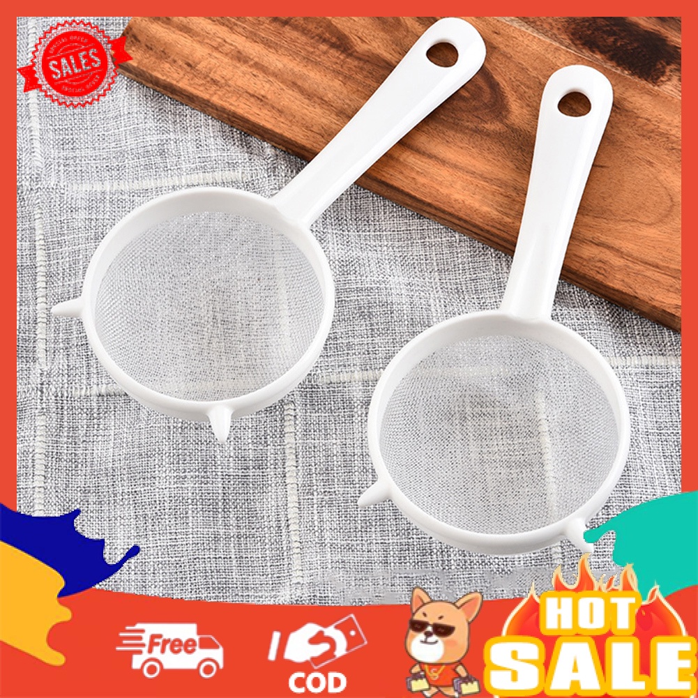Dụng Cụ Rây Bột Cầm Tay Bằng Nhựa Tiện Dụng Cho Nhà Bếp