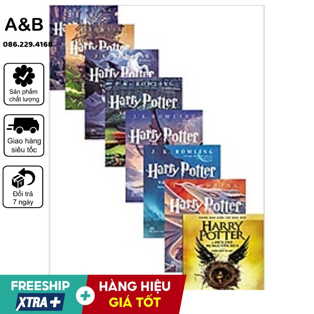 📚 Combo Harry Potter (trọn Bộ 8 Cuốn) | Thanh lý - Xả Kho