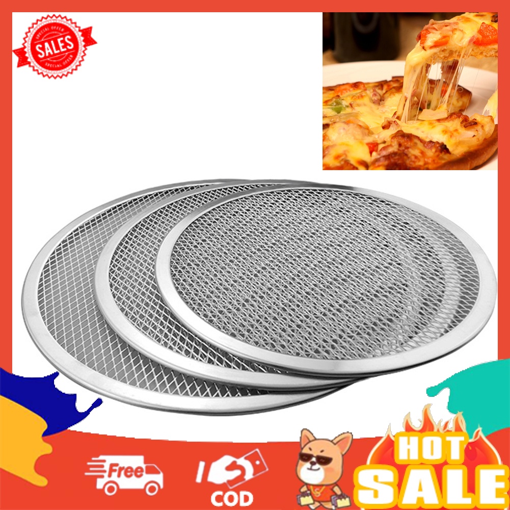 Khay Lưới Nướng Bánh Pizza Bằng Nhôm Dày Chống Dính