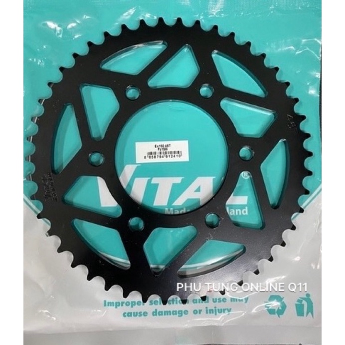 Yamaha Exciter 150 - 155 Nhông 13T 14T 15T 16T 17T - Dĩa 36T 37T 38T 39T 40T 41T 42T 43T 44T 45T 46T 47T 48T 49T VITAL