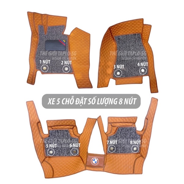 Khuy nút cố định thảm lót sàn ô tô 5D 6D dành cho xe hơi 5,7 chỗ giữ rối không bị xô lệch khi di chuyển | BigBuy360 - bigbuy360.vn