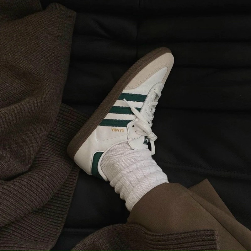 Giày adidas samba green OG EF6552