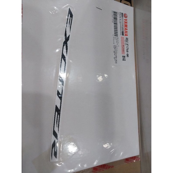 tem ốp sườn Ex155 chữ đen nền trắng nhũ KHÁCH HÀNG XEM THẬT KỸ SP TRƯỚC KHI CHỌN.