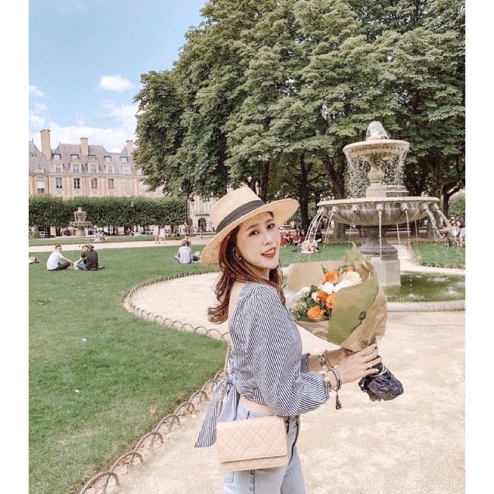 Thanh lý áo sọc lưng cột nơ